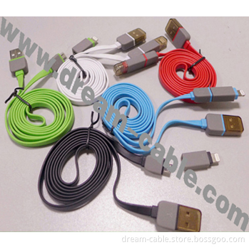 Popular 2 in 1 USB Cable for Smart Phone